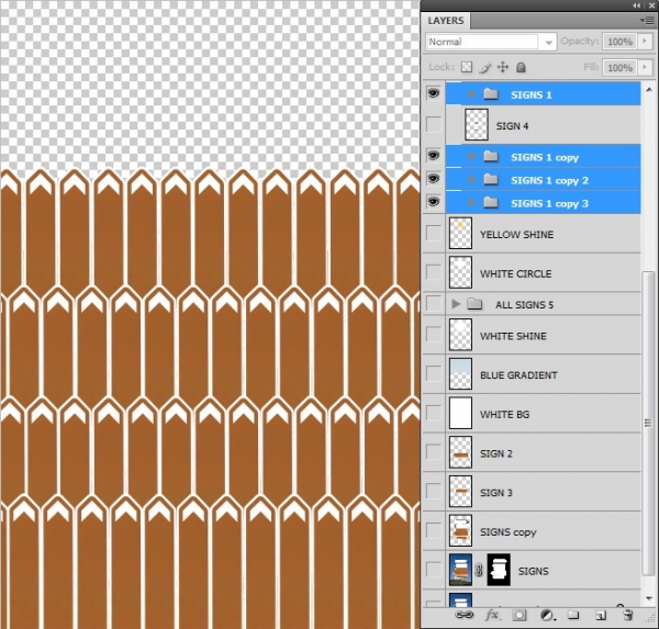 Creation of On my way: Step 3
